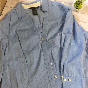 Light blue Lane Bryant button down